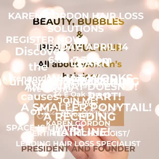 Join me for an in-person Women's Hair Loss Event!