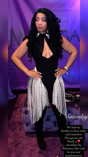 Attended the Baltimore Met Gala had a good time ❤️ thank u @tershea_rice u r an amazing friend .. th