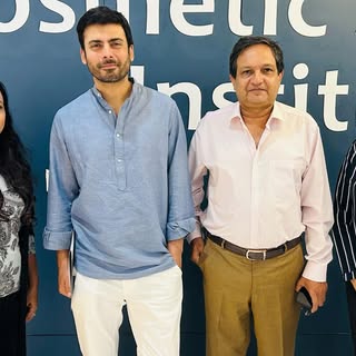 @fawadkhan81 visiting @csilahore #fawadkhan #skin #skincare