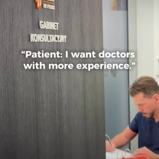 „Patient: I want a doctor with a lot of experience.
Doctor: Say no more.”
