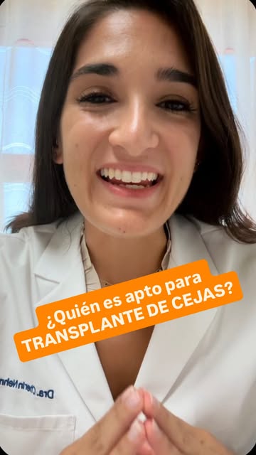 ¿Quién sería apt@ para realizarse un transplante de cejas? Te lo cuento: