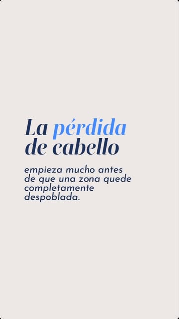 La pérdida de cabello no siempre es normal ni debe ignorarse. 🧑🏻‍⚕️✨ Identificar la causa a tiempo