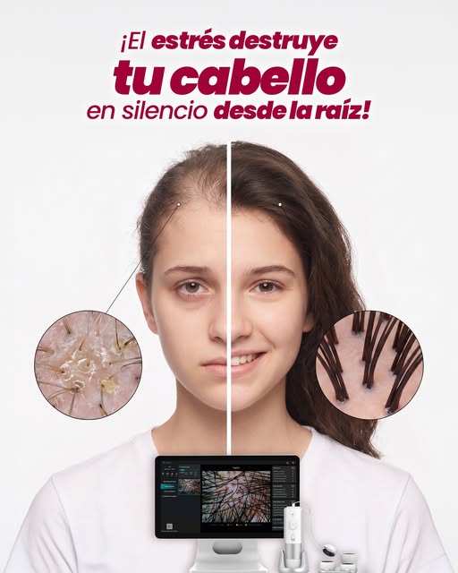 📚 ¿Sientes que el estrés de volver a clases o al trabajo te está pasando factura? Tu cabello es el 