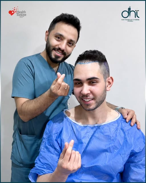 A smile today, thousands of new hairs tomorrow. 😄

One last photo before the procedure. The transfo