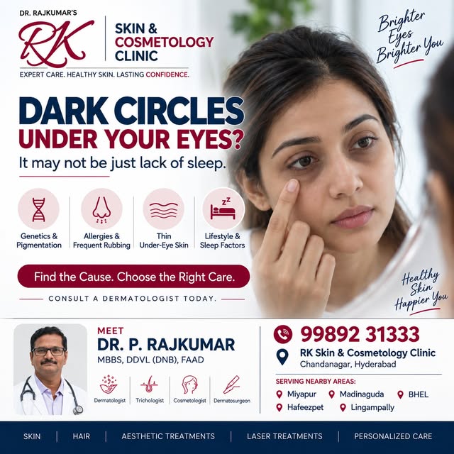 👀 Dark circles under your eyes?

Dark circles can have different causes, including pigmentation, al