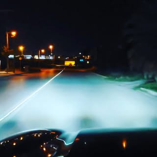 Christmas Night Driving Mode