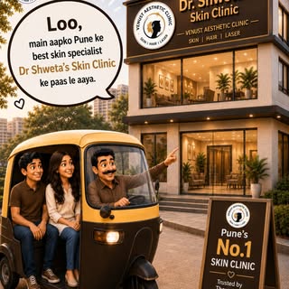 Loo... Pune ke best skin specialist ke paas le aaya! ✨

Your skin deserves expert care. At Dr. Shwet