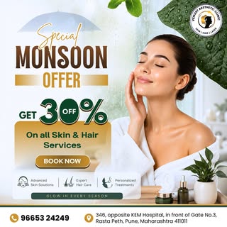 🌧️✨ Glow Through Every Season! ✨🌿

Monsoon is the perfect time to refresh your skin and hair care 