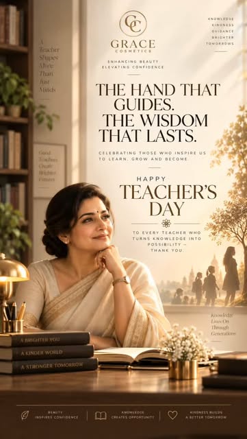 Some people teach lessons.
The truly remarkable ones shape lives. 🤍
A teacher’s influence goes far 