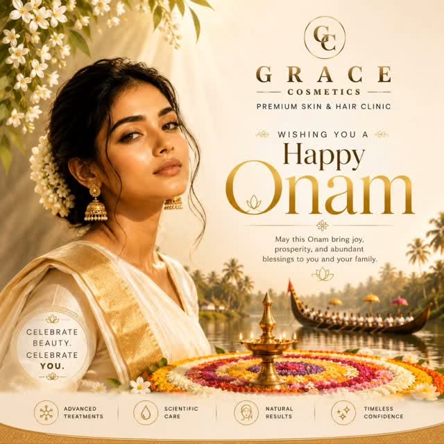 🌼✨ Happy Onam from Grace Cosmetics! ✨🌼

May this beautiful season of Onam fill your life with joy,