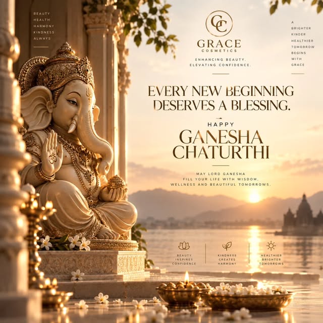 Blessings, beautifully bestowed. ✨
May Lord Ganesha remove every obstacle, fill our hearts with wisd