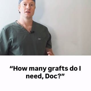It’s a common and rational question to ask when thinking about surgery; “how many grafts do I need?”