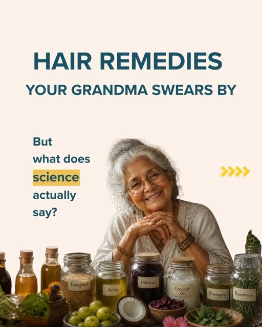 🌿 Natural doesn’t always mean effective.

Onion juice, rosemary oil, coconut oil, egg masks… we’ve 