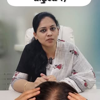 Baldness in women ⁉️ is it real ‼️😮
Baldness can occur in women along with men. 
• Partition wideni