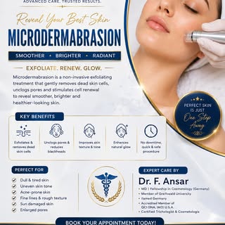 ✨ REVEAL YOUR BEST SKIN WITH MICRODERMABRASION ✨

Dull, uneven or tired-looking skin? Give your skin