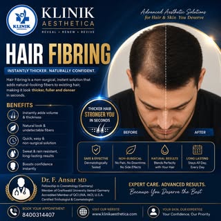 Instantly Thicker. Naturally Confident. ✨

Hair Fibring — a quick, non-surgical solution for the app