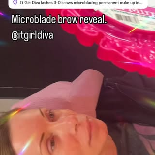 #sherene @itgirldiva Microblade brows reveal. Love to exceed client’s expectations! Eyebrows give th