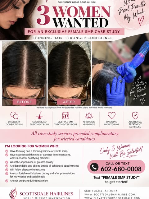Do you find yourself styling your hair around the areas you DON’T want anyone to see?
A widening par