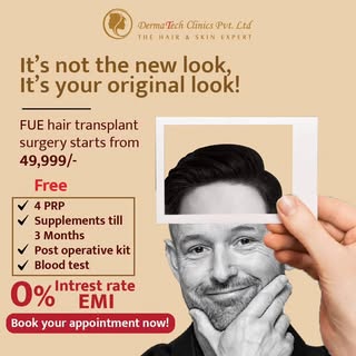 Are you struggling with hair loss? 
DermaTech Clinics Pvt Limited Expert Doctor can help! 
We are th