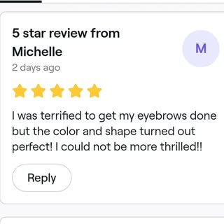 Thrilled to have helped another client achieve their dream brows! 😊 Working with Michelle was such 