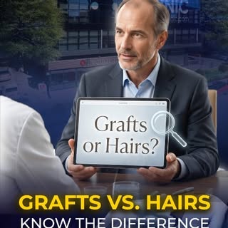 🚨 A quote for 4,000 hair grafts does not always equal 4,000 hairs.

🔬 One single graft extracted f
