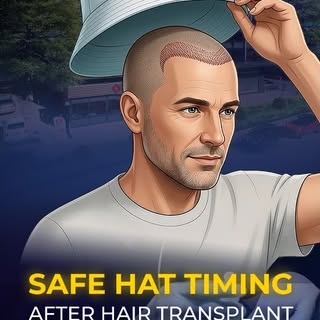 🧢 Can you wear a hat after a hair transplant?

⏳ Avoid hats during the early recovery period to pro