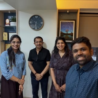 Such an honour to host my teachers from CUTIS, Bangalore in my clinic, Nehete Skin and  Hair Clinic,