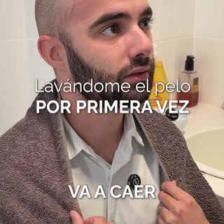 Primer lavado de pelo en la clínica de @hairforever.bcn 💆🏽 #injerto #injertocapilar #trasplantecap