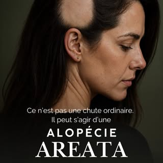 L’alopécie areata peut apparaître soudainement, sous la forme d’une ou de plusieurs plaques bien dél