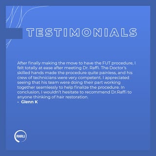 "TESTIMONIAL TUESDAY: 'After finally making the move to have the FUT procedure, I felt totally at ea