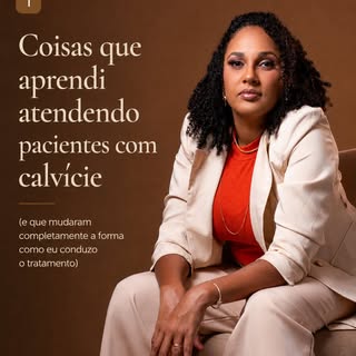 Depois de atender vários pacientes com calvície, algumas coisas deixaram de ser apenas teoria e pass