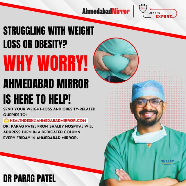 STRUGGLING WITH WEIGHT LOSS OR OBESITY?

WHY WORRY!

AHMEDABAD MIRROR IS HERE TO HELP!

Send your we