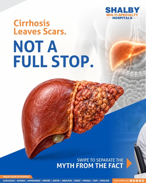 Cirrhosis leaves scars. Not a full stop. 
 
For advanced cirrhosis, a specialist evaluation can dete