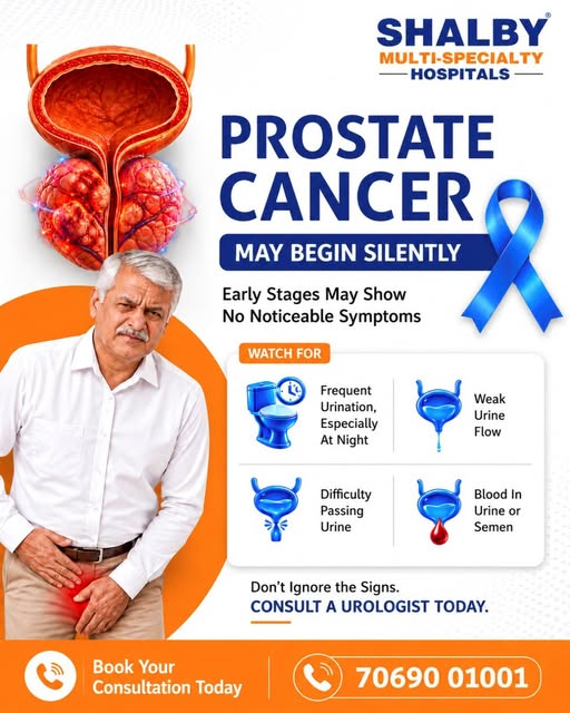 Not All Warning Signs Come with Pain. 
 
Prostate cancer can develop silently, with little to no not