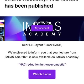 Delighted to share that my presentation is now officially available for global viewing on the IMCAS 