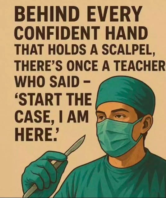 Every surgeon can correlate himself/herself to this poster.