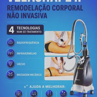 Velashape II: tecnologia que transforma o cuidado corporal ✨

Quatro tecnologias num só tratamento —