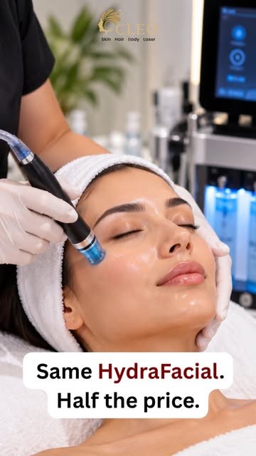 ✨ HALF THE PRICE. SAME HYDRAFACIAL GLOW. ✨

What if your skin could get that fresh, hydrated glow wi