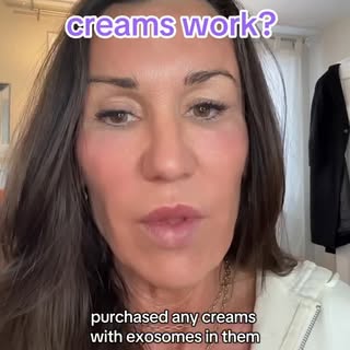 While I haven’t tried any exosome cream products, to my understanding it’s not something I believe c