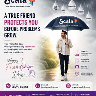 A True Friend Protects You Before Problems Grow 💜 | Happy Friendship Day from Scala Clinic 
A true 