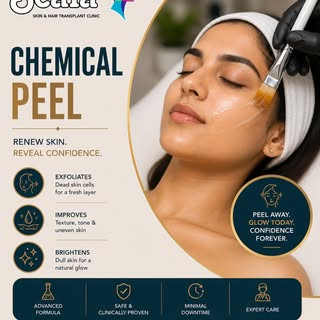 ✨ Reveal Brighter, Healthier Skin with Chemical Peel 
Refresh dull and tired skin with professional 