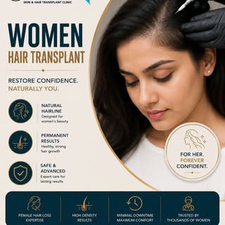 💖 Restore Your Natural Beauty with Women's Hair Transplant 
Hair loss can affect confidence, but th