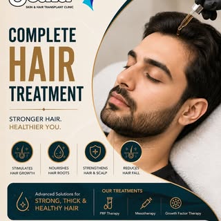 🌱 One Clinic. Complete Hair Care Solutions. 
Whether it's hair fall, thinning hair, scalp concerns,