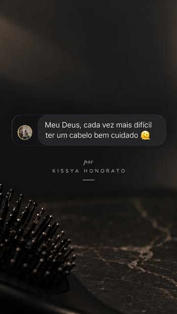 “Parece que está cada vez mais difícil ter um cabelo bem cuidado.”

Mas será que o problema é realme