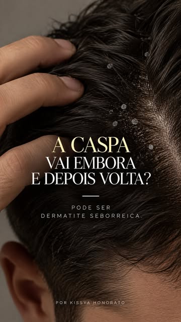Você usa o shampoo, melhora.
Alguns dias ou semanas depois… voltou. 😬

E isso não significa necessa