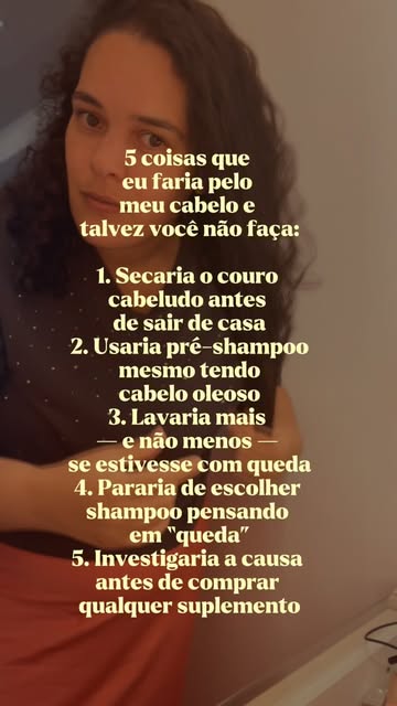 Cuidar do cabelo não precisa ser complicado. Mas algumas coisas que parecem detalhe fazem MUITA dife