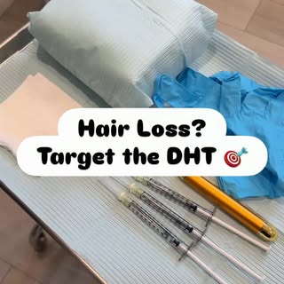 Hair loss starts at the root and DHT may be part of the problem 💉

Dutasteride scalp injections are