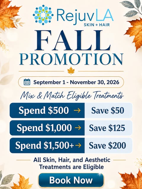 🍂 RejuvLA Fall Promotion is here! 🍂

Treat yourself this fall and save more when you mix & match y