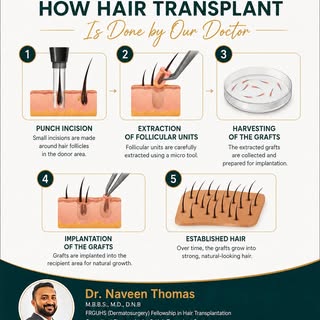 Hair transplant is a simple and effective procedure to restore natural hair growth.

✔️ Hair follicl