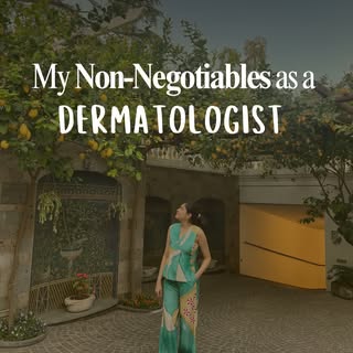My non-negotiables as a dermatologist? 👩‍⚕️✨
Science over trends, consistency over shortcuts, and p